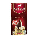 Cote d'Or Dark Chocolate with Nougat, 4.58 oz (130 g)
