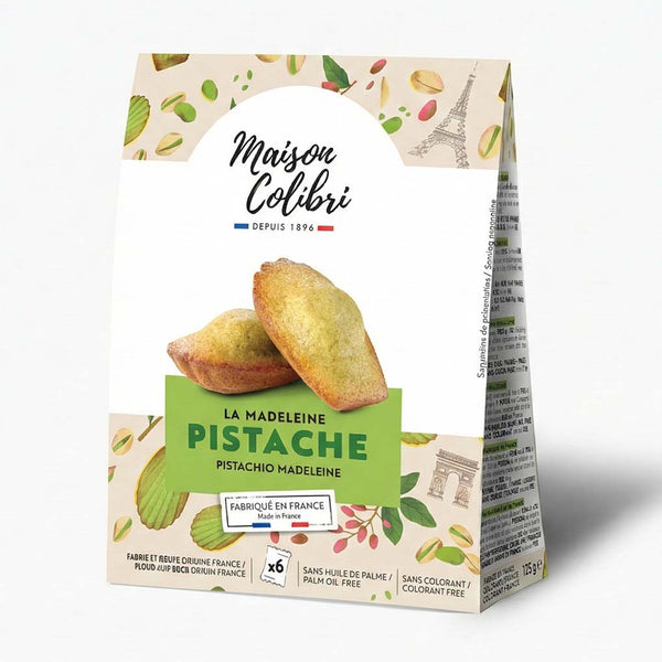 Maison Colibri French Pistachio Madeleines, 5.3 oz (150 g)