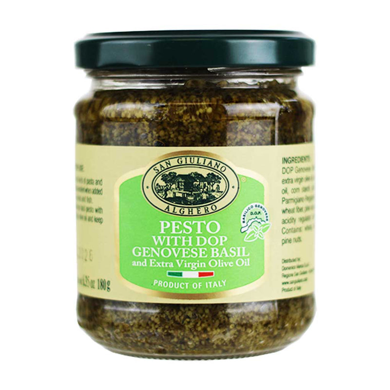 San Giuliano Pesto with DOP Genovese Basil and EVOO, 6.35 oz (180 g)