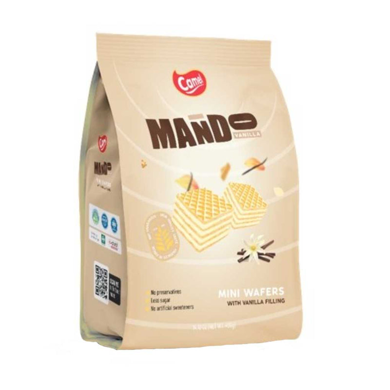 Vanilla Wafer Cubes, Family Size by Mando, 14.1 oz (400 g)