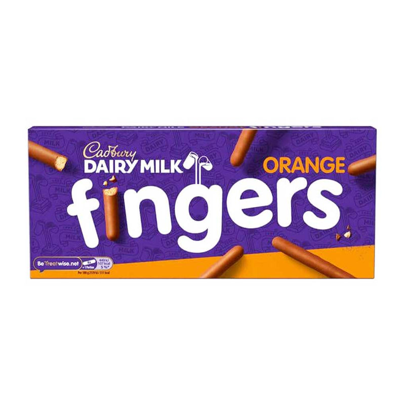 Cadbury Orange Milk Chocolate Fingers, 4 oz (114 g)