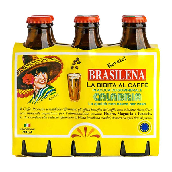 Brasilena Espresso Coffee Soda, 6-Pack, 36.5 fl oz (1080 ml)