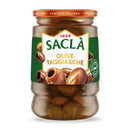 Sacla Pitted Taggiasca Olives in EVOO, 6.35 oz (180 g)