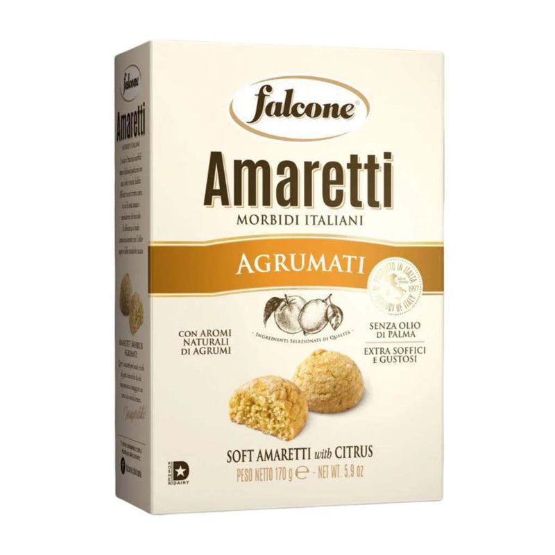 Falcone Soft Amaretti with Citrus, 5.9 oz (170 g)