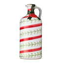 EVOO in Hand Painted Ceramic, Foglie by Galantino, 16.9 fl oz (500 ml)