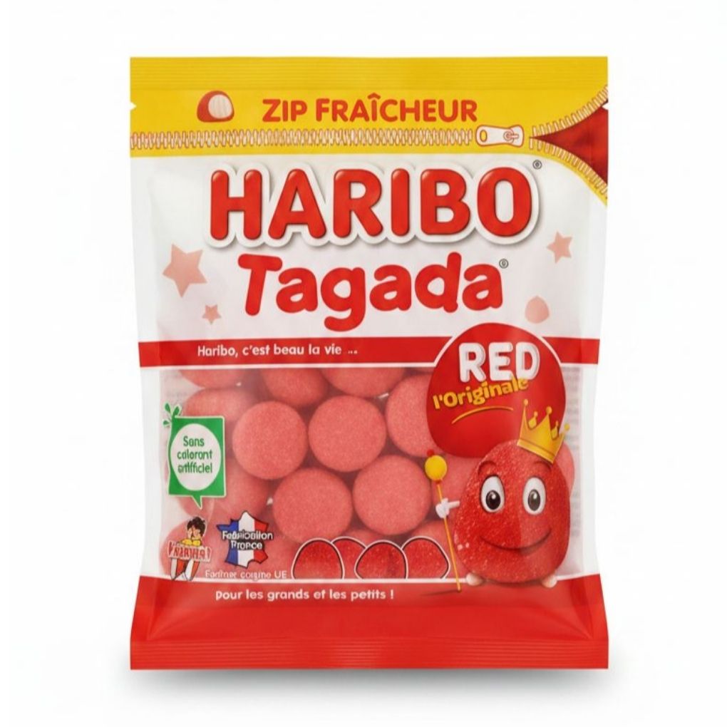 Haribo French Tagada Candies, 7.76 oz