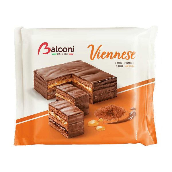 Balconi Chocolate Apricot Viennese Cake, 14.1 oz (400 g)