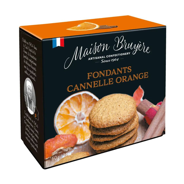 Maison Bruyere Cinnamon Orange Melts Cookies, 2.1 oz (60 g)