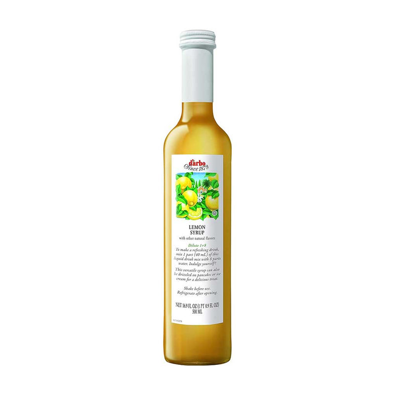 Darbo Lemon Syrup, 16.9 fl oz (500 ml)