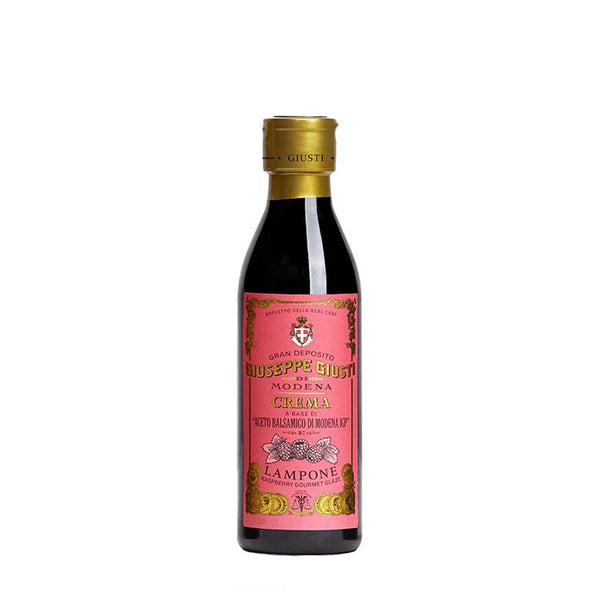 Giuseppe Giusti Raspberry Balsamic Vinegar Glaze, 5.1 fl oz (150 ml)