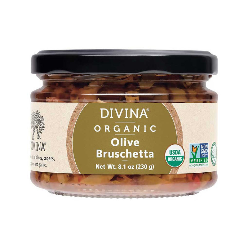 Divina Organic Olive Bruschetta, 8.1 oz (230 g)