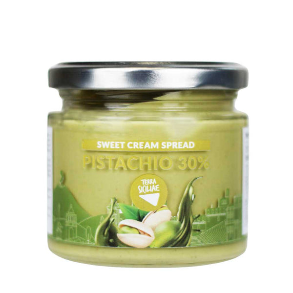 Pistachio Cream with 30% Pistachio by Terra Siciliae, 6.7 oz (190 g)