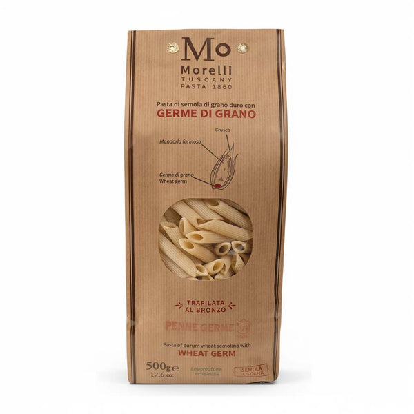 Morelli Penne (With Wheat Germ), 17.6 oz (500 g)