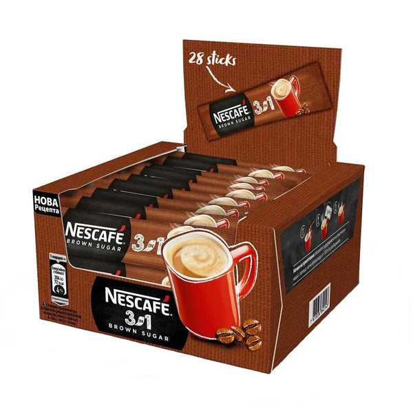 Nescafe 3 in 1 Instant Coffee, Brown Sugar, 7.9 oz (224 g)