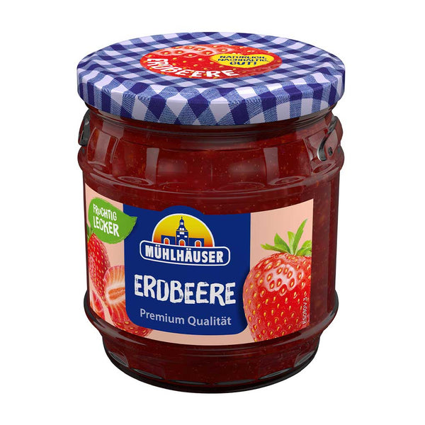 Strawberry Jam from Germany by Muhlhauser, 15.8 oz (450 g)