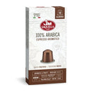 Espresso Arabica Nespresso Capsules by Saquella, 1.76 oz (50 g)