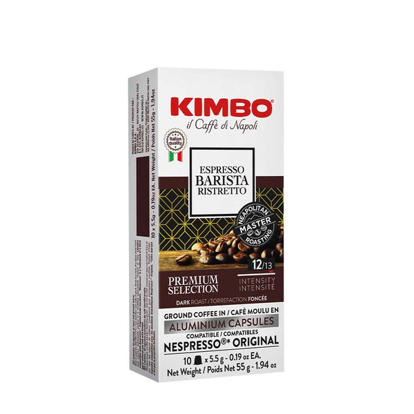 Kimbo Dark Roast Espresso, 10 Aluminum Capsules, 1.94 oz (55 g)