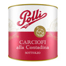 Polli Seasoned Artichokes in Oil, 5.31 lb (2.4 kg)