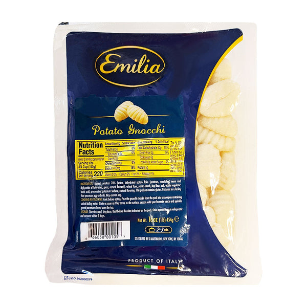 Emilia Italian Potato Gnocchi, 16 oz (454 g)