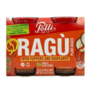 Polli Plant-Based Ragu Sauce with Peppers & Eggplants (2-Pack), 6.4 oz (180 g)