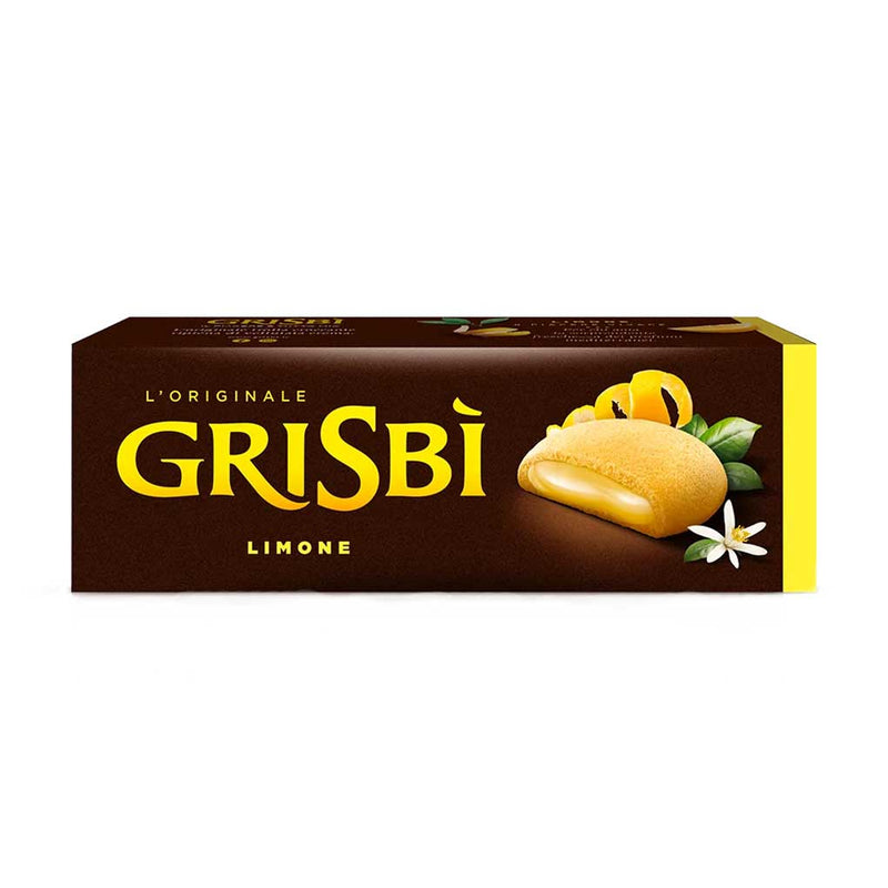 Grisbi Lemon Cream Chocolate Cookies, 4.8 oz (135 g)