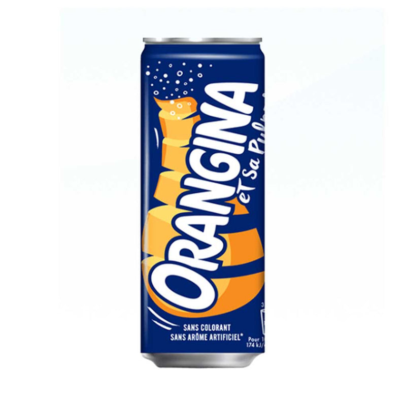 Orangina French Orange Soda with Pulp, 6 x 11.2 fl oz