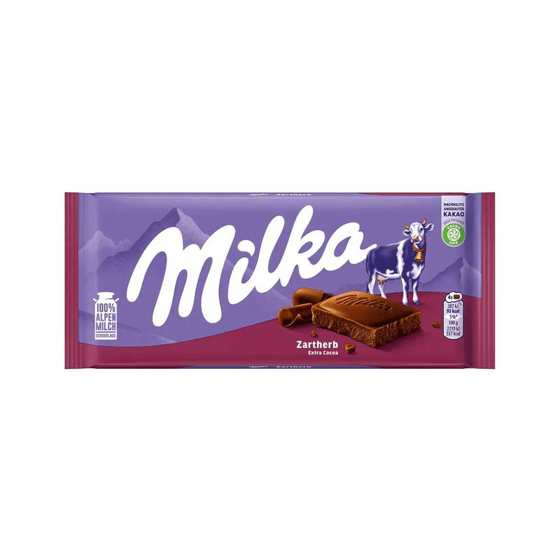 Milka Bittersweet Dark Chocolate, 3.5 oz (100 g)