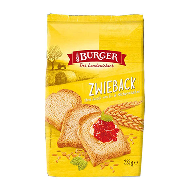 Zweiback Wheat Rusks by Burger, 8 oz (225 g)