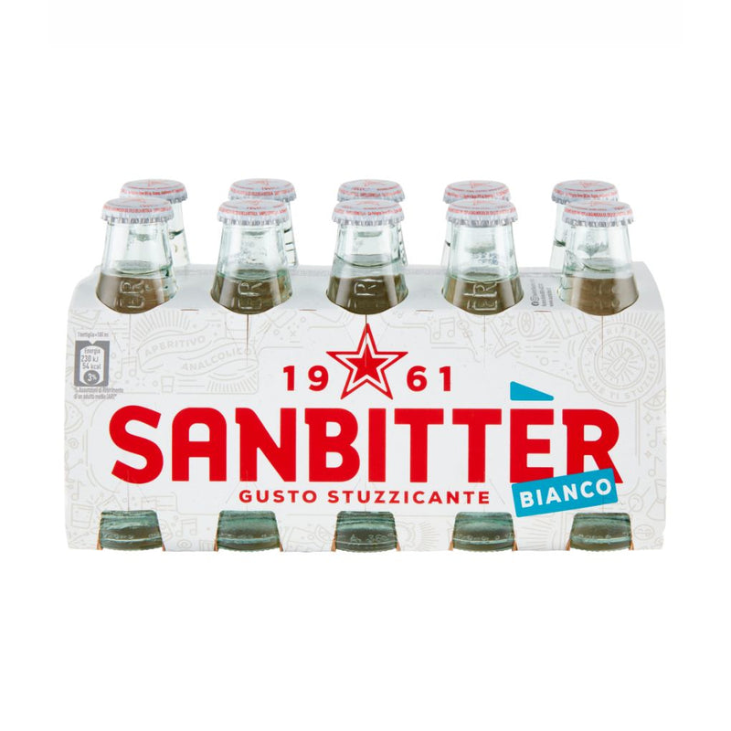 San Pellegrino Sanbitter Bianco White Bitter Aperitif, Non-Alcoholic, 33.8 fl oz (1000 ml)