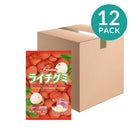 12-Pack Kasugai Gummy Candy, Lychee 3.5 oz (102 g)