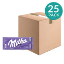 25-Pack Milka Alpine Milk Chocolate Bar, 3.17 oz (90 g)