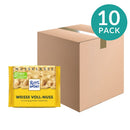 10-Pack Ritter Sport White Chocolate with Whole Hazelnuts, 3.5 oz (100 g)