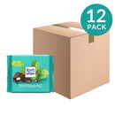 12-Pack Ritter Sport Milk Chocolate with Peppermint, 3.5 oz (100 g)
