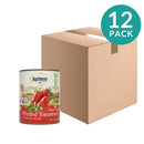 12-Pack Peeled Tomatoes in Tomato Juice with Basil by Barbiero, 24 oz (680 g)