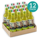 12-pack of La Dolce Vita Italian Cedrata Citron Lemon Soda bottles in a shrink-wrapped kraft tray