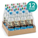 12-pack of La Dolce Vita Italian Gassosa Lemon-Lime Soda bottles in a shrink-wrapped kraft tray