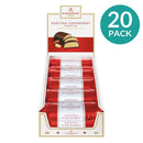 20-pack display box of Niederegger Marzipan bars with bittersweet chocolate