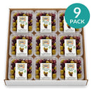 9-pack tray of Barbiero Pitted Olives Jubilee, 6 oz (170 g)
