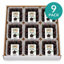 9-pack tray of Barbiero Sun-Dried Black Olives, 6.5 oz (185 g)