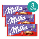3-Pack Milka Milk Chocolate with LU Biscuits, 3 oz (87 g)