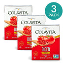 3-Pack Colavita Diced Tomatoes, No Salt Added, 13.8 oz (390 g)