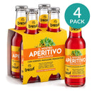 4-Pack Lurisia Red Aperitivo Bitter Soda, 5.07 fl oz (150 ml)
