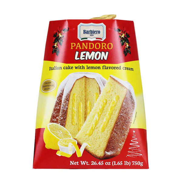 Italian Pandoro with Lemon Cream by Barbiero, 26.4 oz (750 g)
