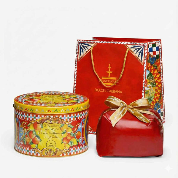 Dolce & Gabbana Sicilian Citrus and Saffron Panettone by Fiasconaro, 2.2 lb  (1 kg)