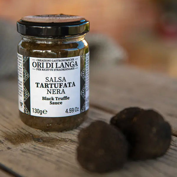 Ori Di Langa Italian Black Truffle Tartufata Sauce, 4.6 oz (130 g)
