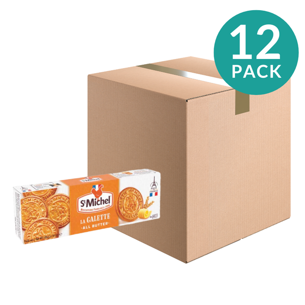 12-Pack St. Michel Pure Butter Galettes, 20 Galettes, 4.6 oz (130 g)