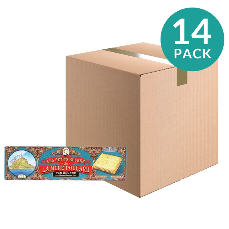 14-Pack La Mere Poulard French Petit Butter Biscuits, 5.11 oz (145 g)