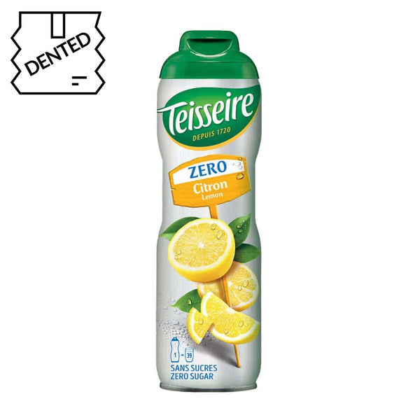 [Minor Dents] Teisseire French Lemon Sugar-Free Syrup, 20.3 fl oz (600 ml)