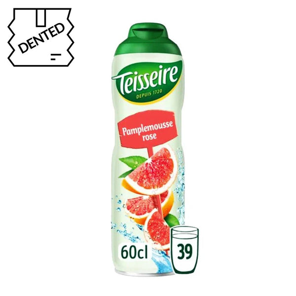 [Minor Dents] French Pink Grapefruit Syrup by Teisseire, 20.3 fl oz (600 ml)