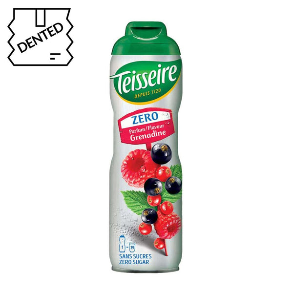 [Minor Dents] Teisseire French Grenadine Sugar-Free Syrup, 20.3 fl oz (600 ml)